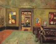 Roger Fry A Room in the Second Post-Impressionist Exhibition(The Matisse Room) USA oil painting reproduction